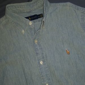 Polo ralph lauren denim button up